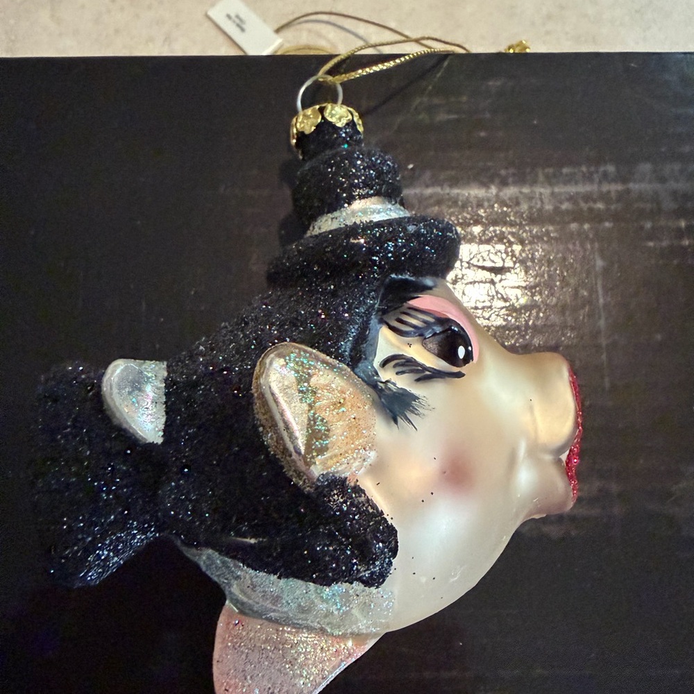 Katherine's Collection Glittery Fish Ornament with Gold and - Picture 7 of 15